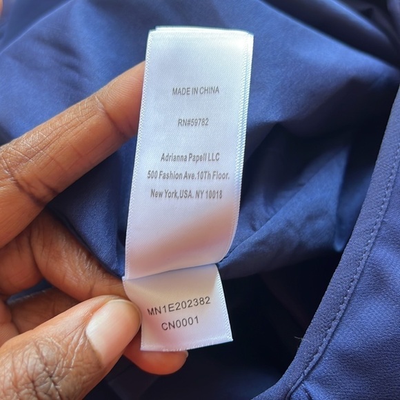 Aidan Mattox Navy Blue Maxi Women’s Dress Size 4 Formal Wear Evening Gown - Picture 9 of 9